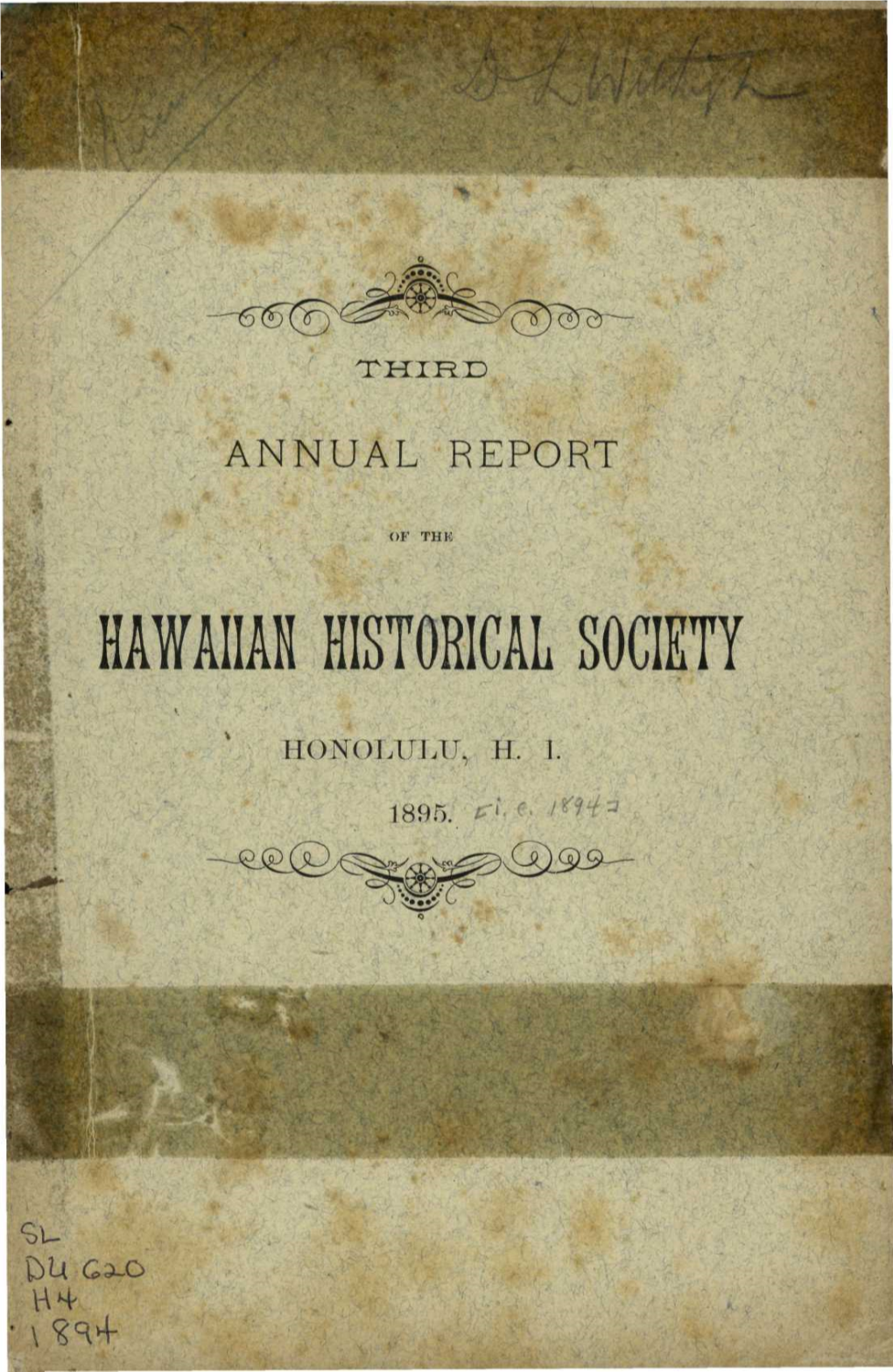 Hawaiian Historical Society