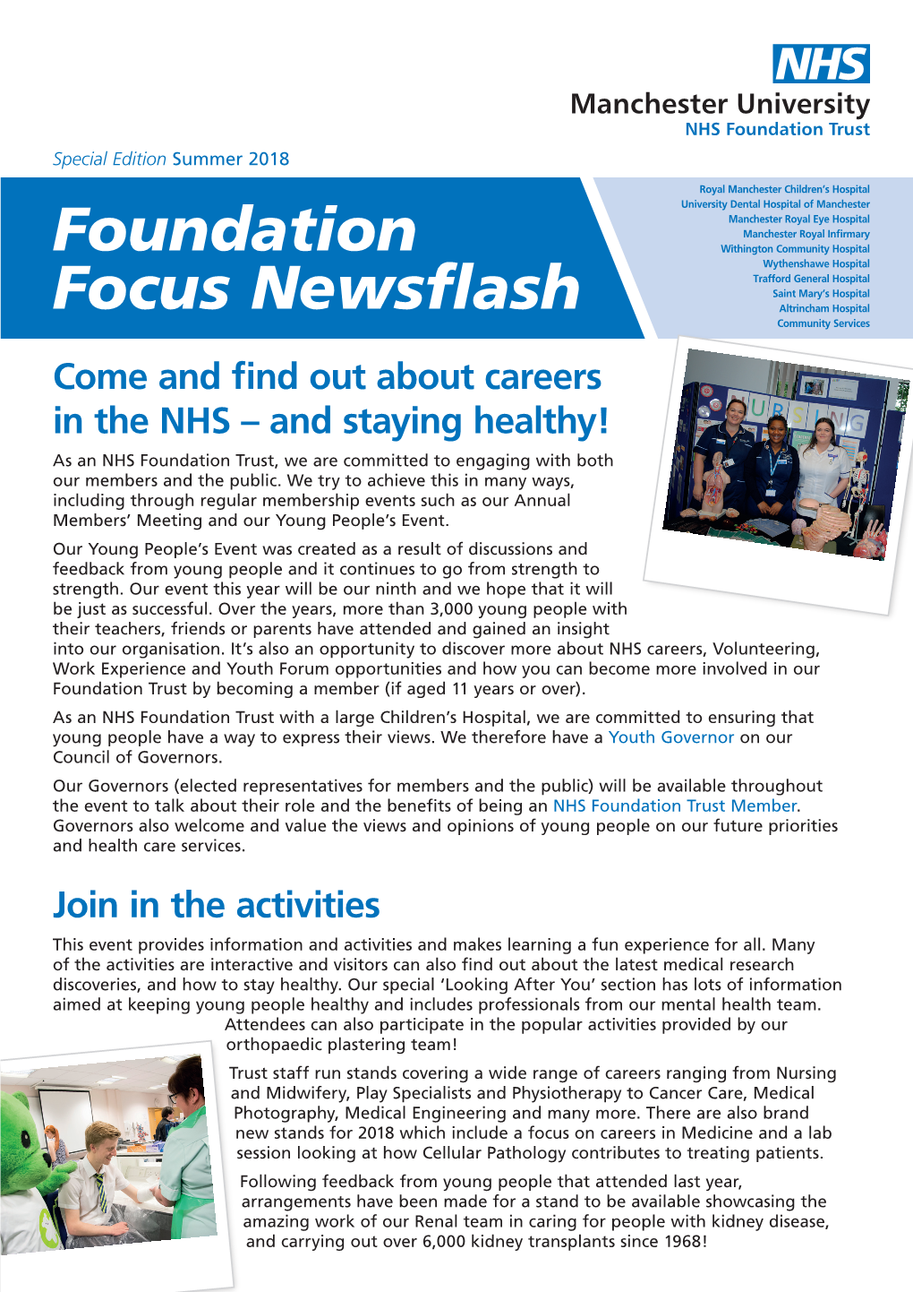 Newsletter Young People's Event 260618