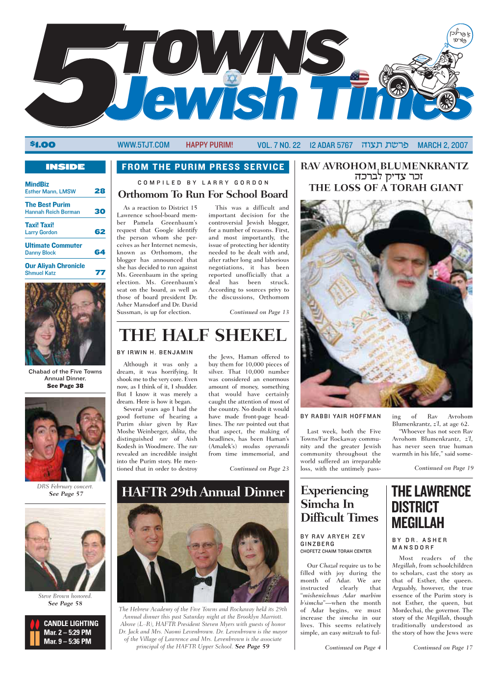 The 5 Towns Jewish Times