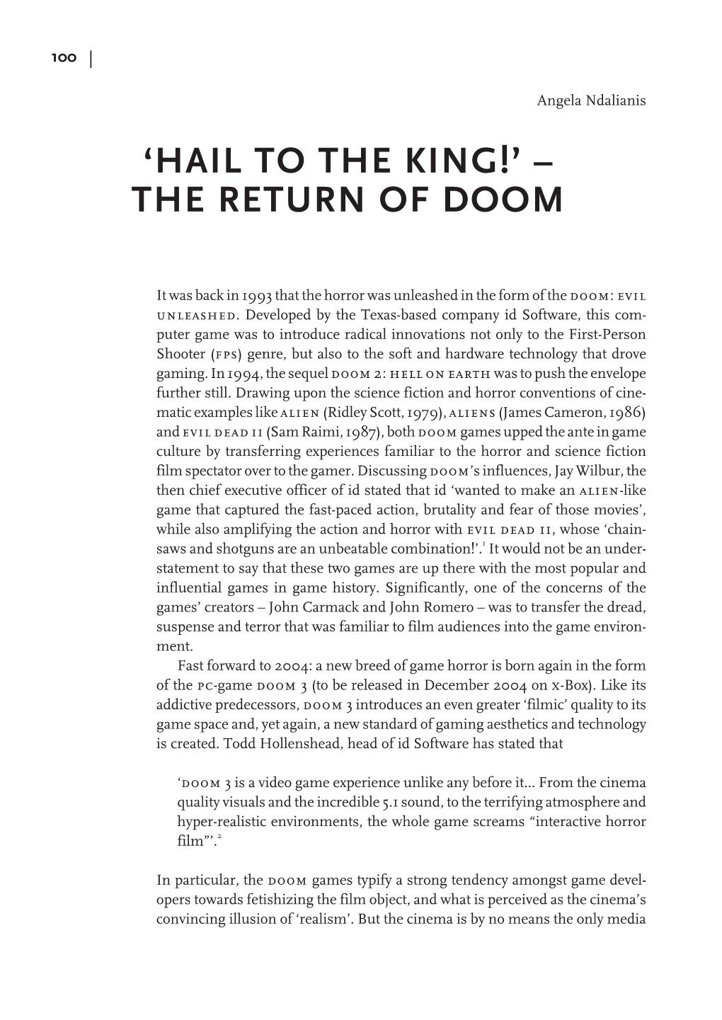 The Return of Doom