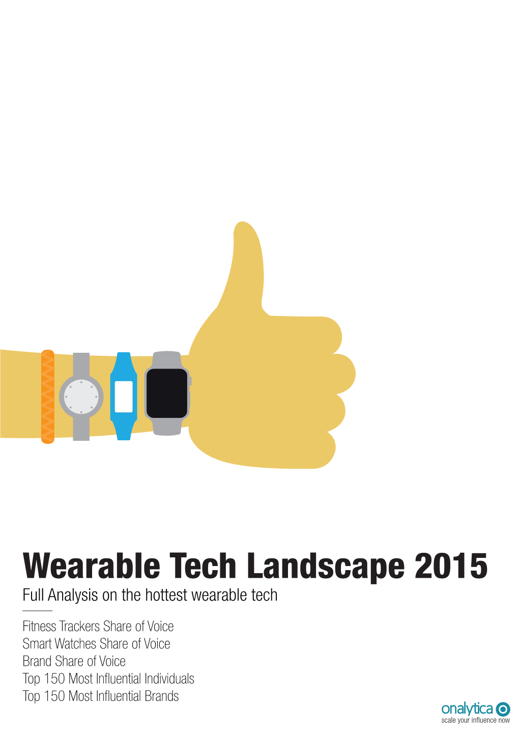 Onalytica Wearable Tech Landscape 2015