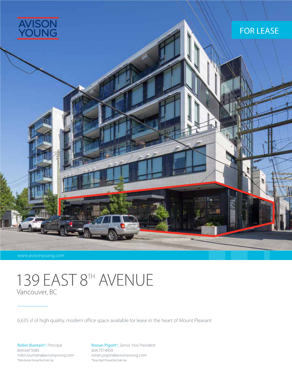 139 EAST 8TH AVENUE Vancouver, BC