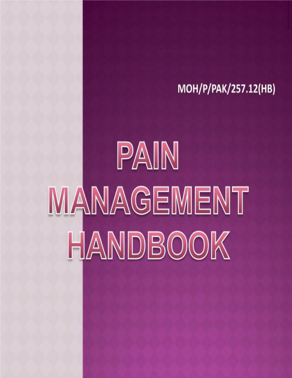 Foreword Pain Handbook