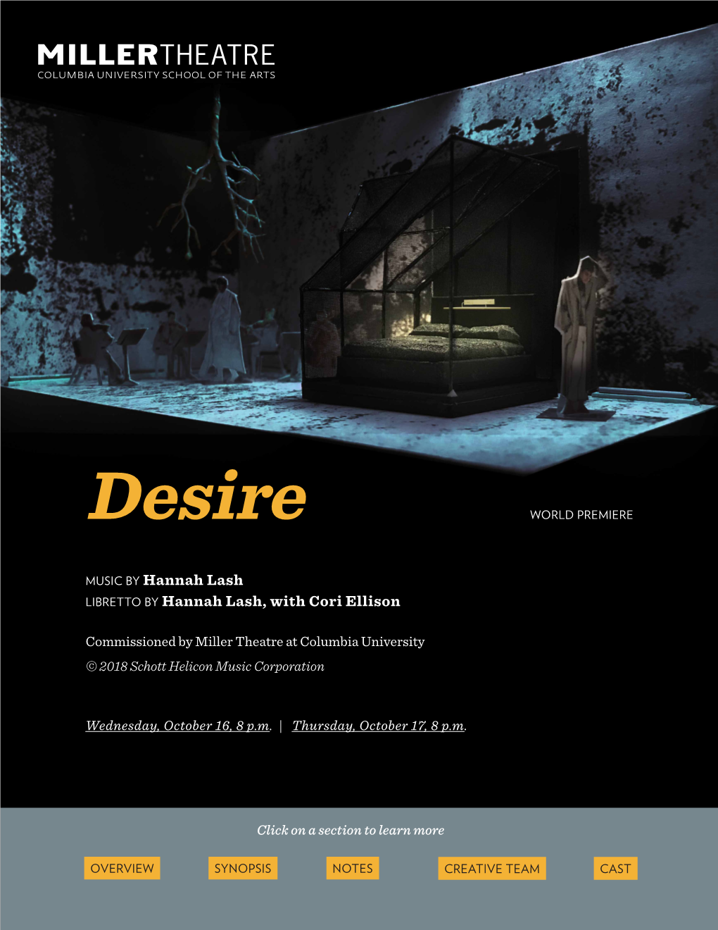 Desire WORLD PREMIERE