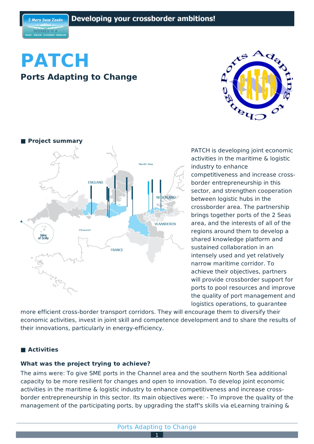 Ports Adapting to Change