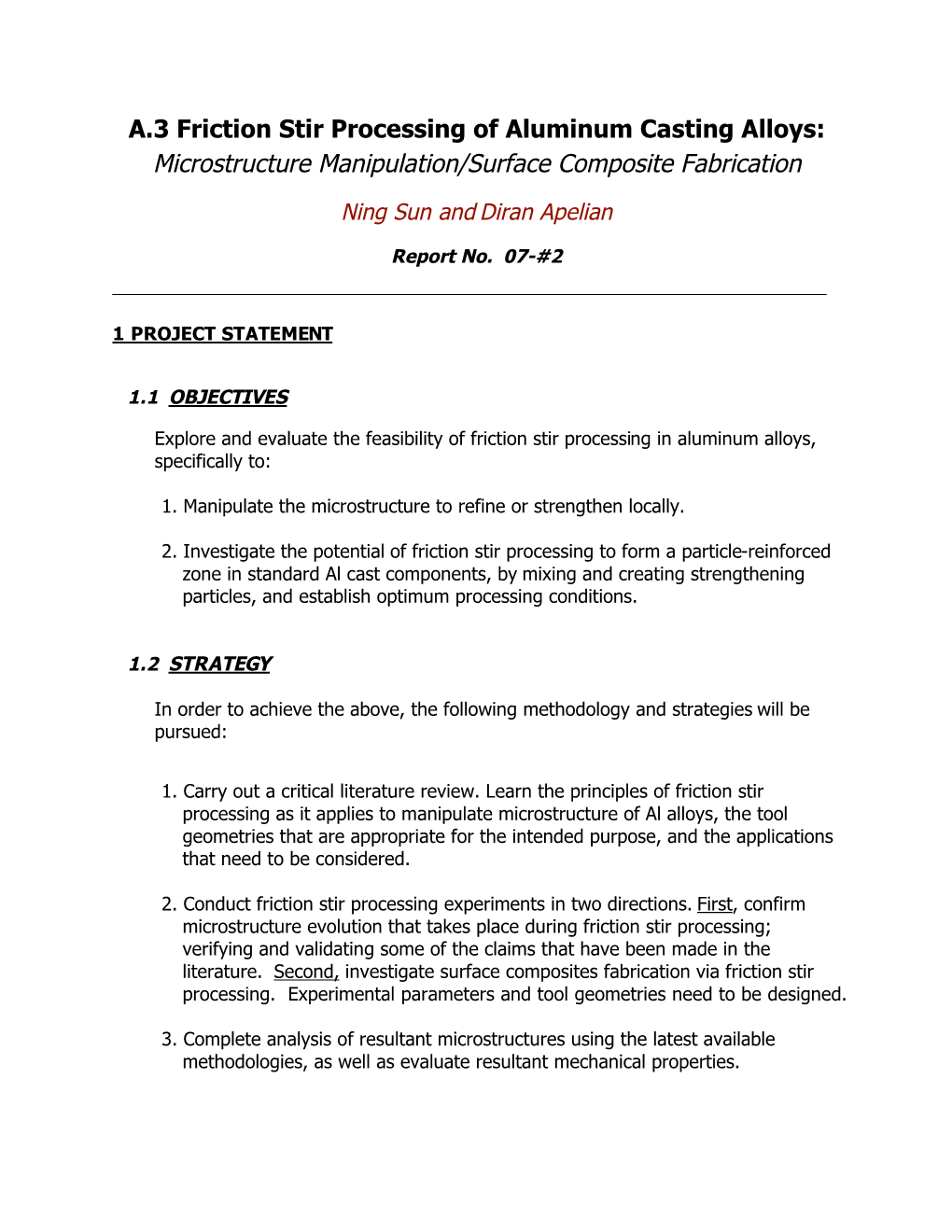 Appendix A: Literature Review