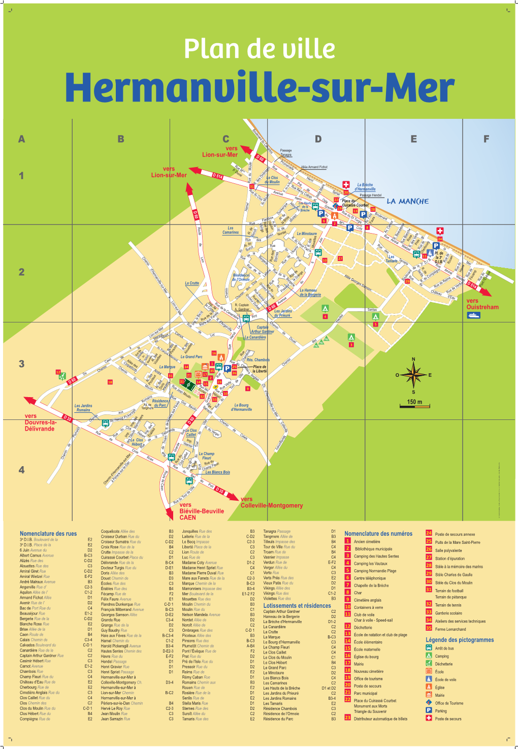 Plan De Ville Hermanville-Sur-Mer