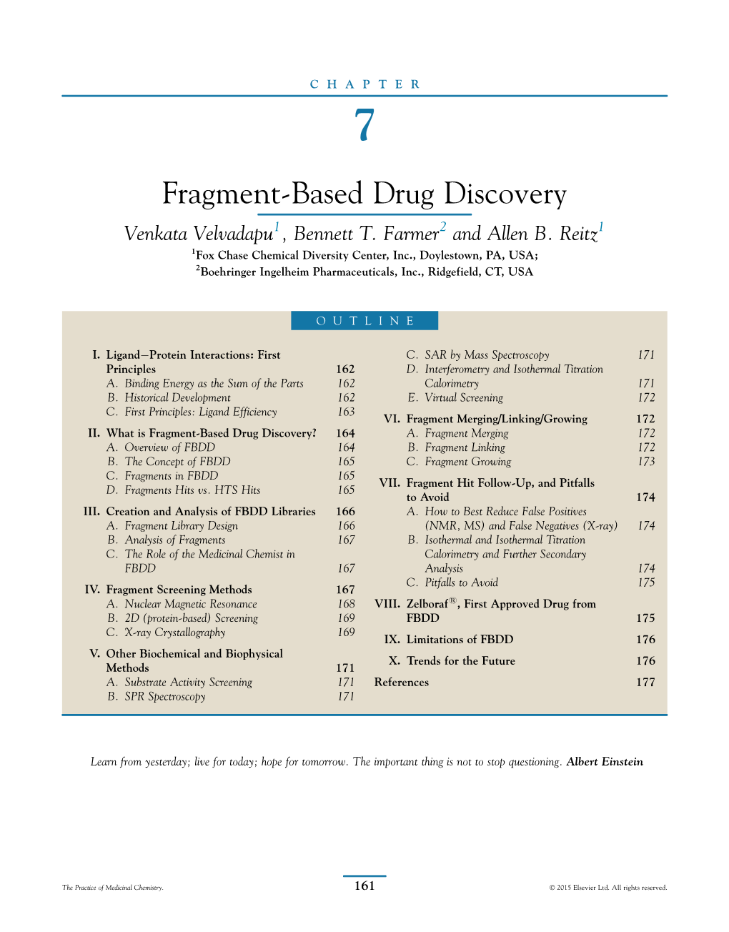 Chapter 7. Fragment-Based Drug Discovery