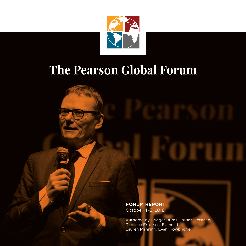 The Pearson Global Forum