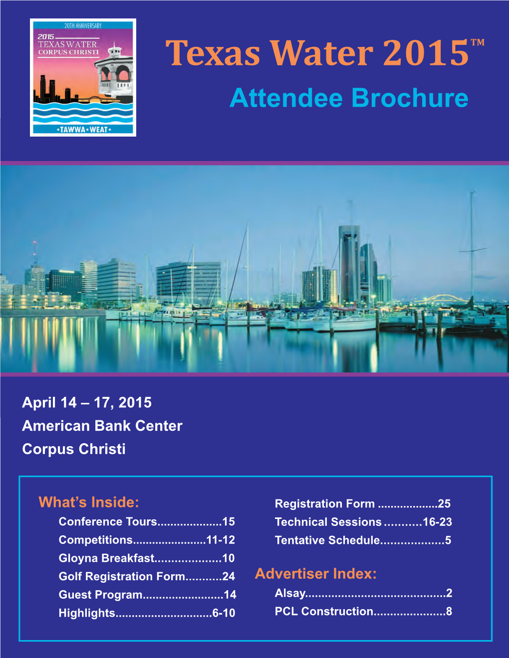 Texas Water 2015TM Attendee Brochure