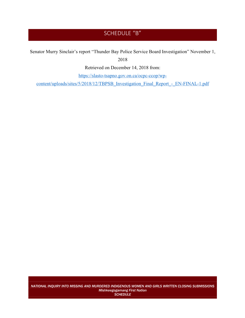 18-12-14 Written Closing Submisions Mishkeegogamang First Nation