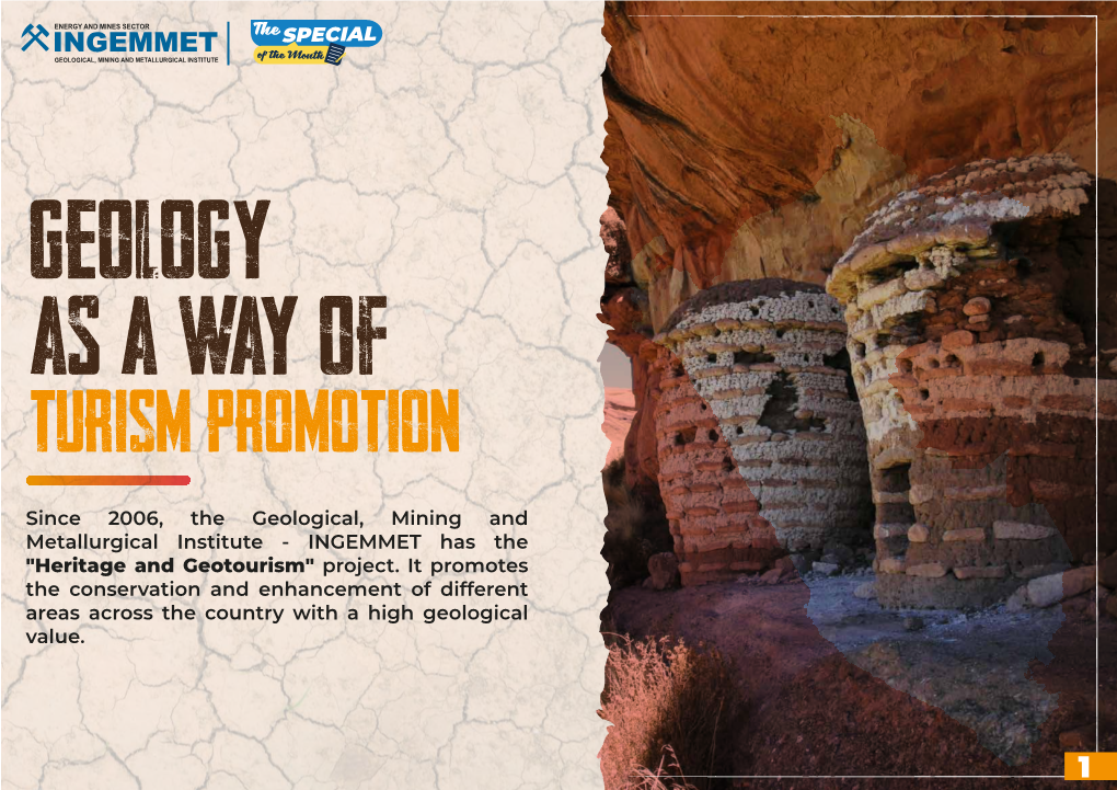 GEOLOGY AS a WAY of TURISM PROMOTION.Pdf