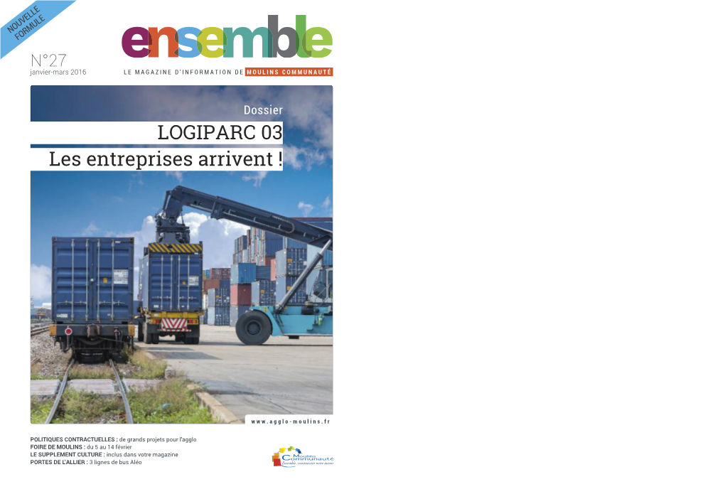 LOGIPARC 03 Les Entreprises Arrivent !