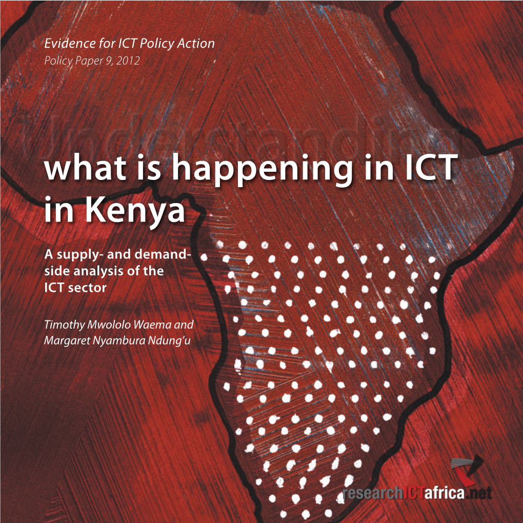 Understanding What Is Happening in ICT in Kenya