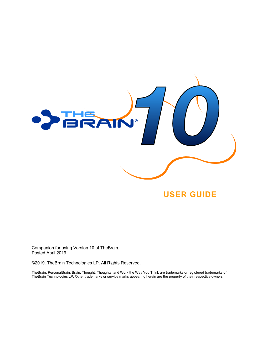 Thebrain 10 User Guide I Table of Contents