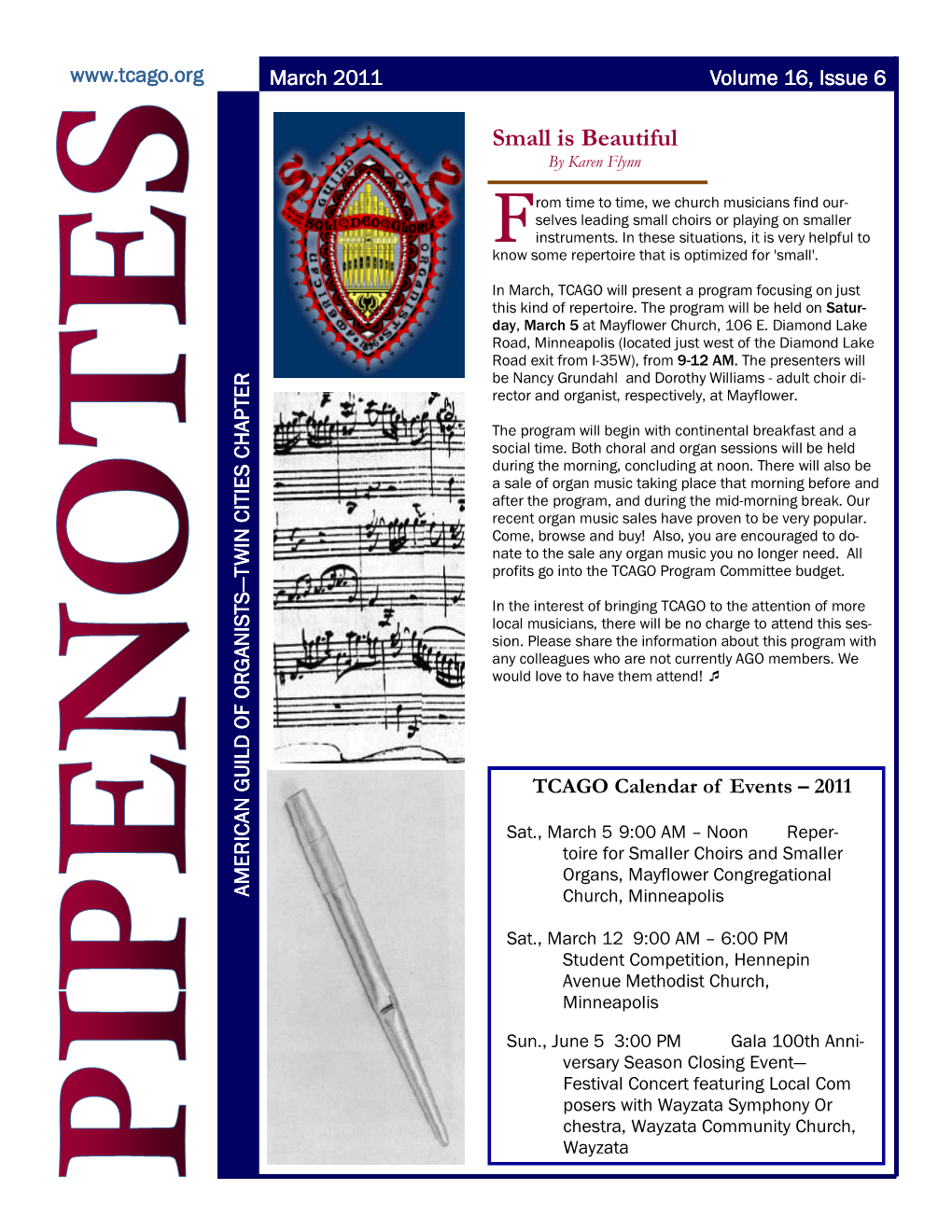 March 2011 Volume 16, Issue 6