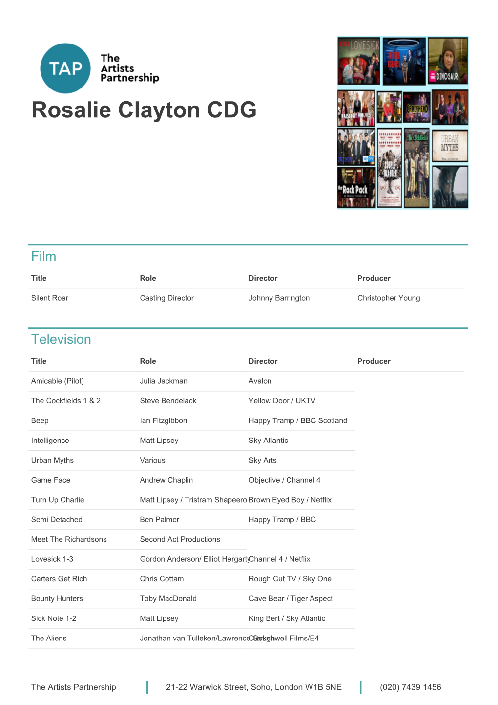 Rosalie Clayton CDG