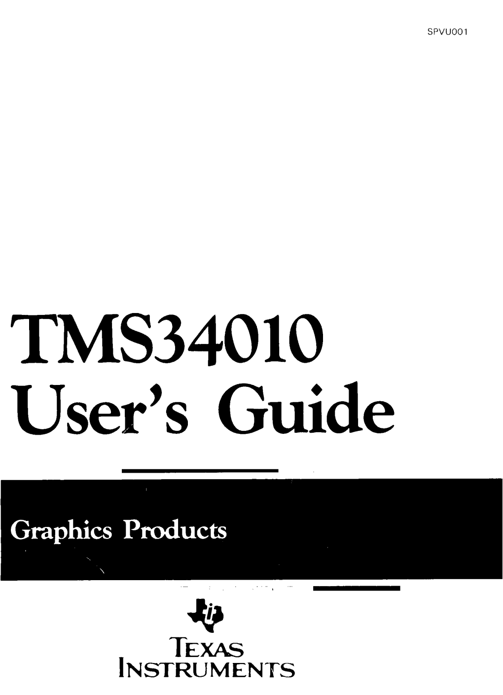 TMS34010 User's Guide