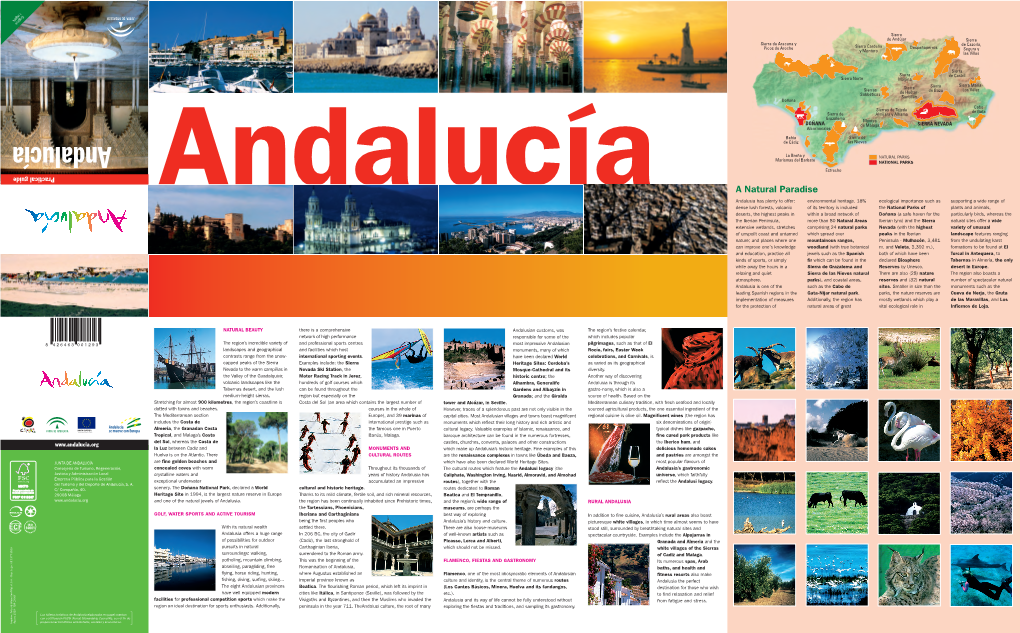 A Natural Paradise Andalusia Has Plenty to Offer: Environmental Heritage