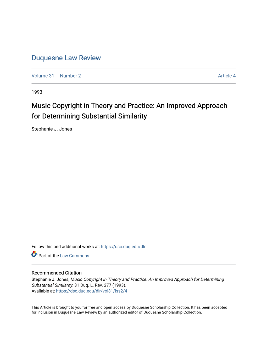 Music Copyright in Theory and Practice: an Improved Approach for Determining Substantial Similarity