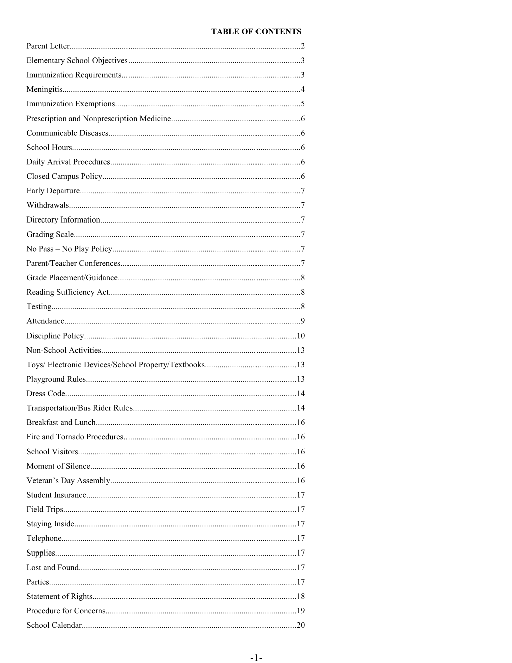 Table of Contents s428