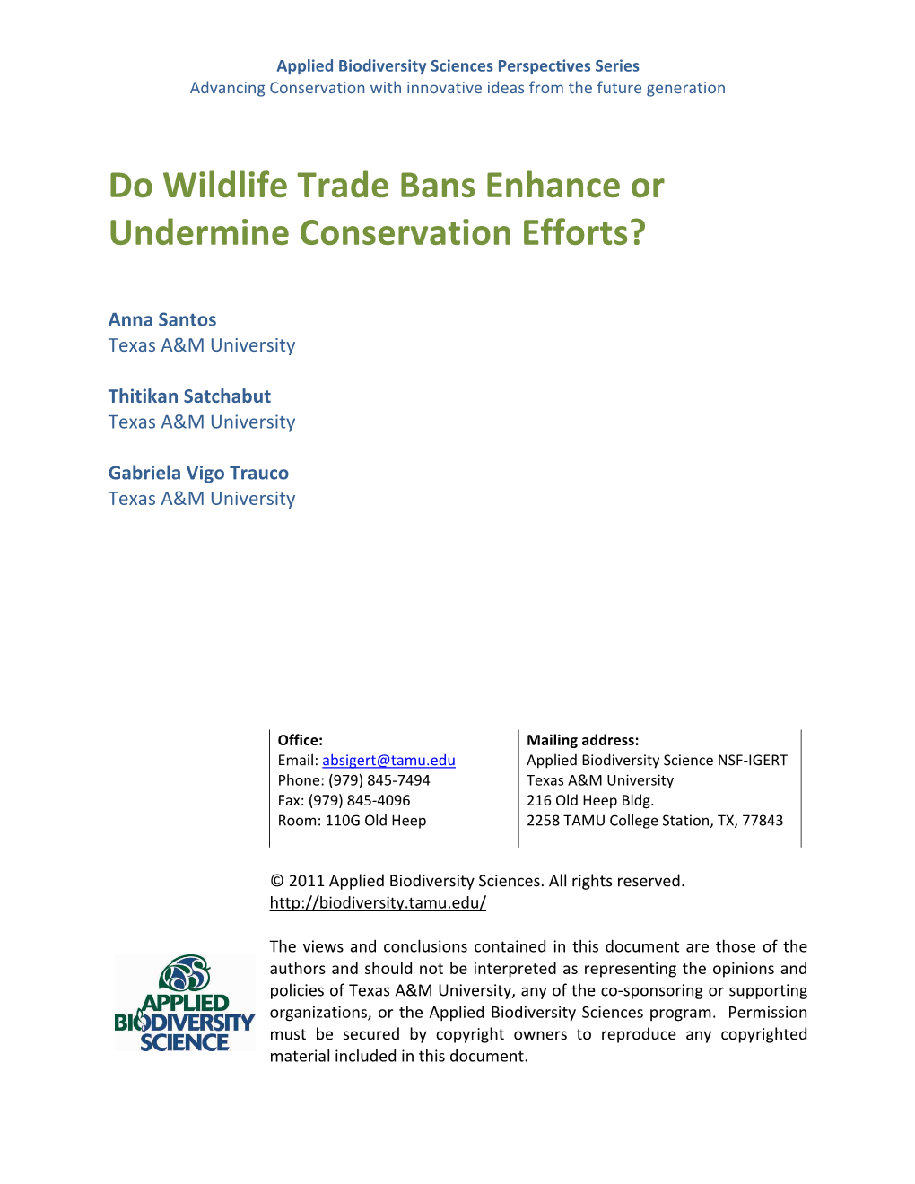 Do Wildlife Trade Bans Enhance Or Undermine Conservation Efforts?