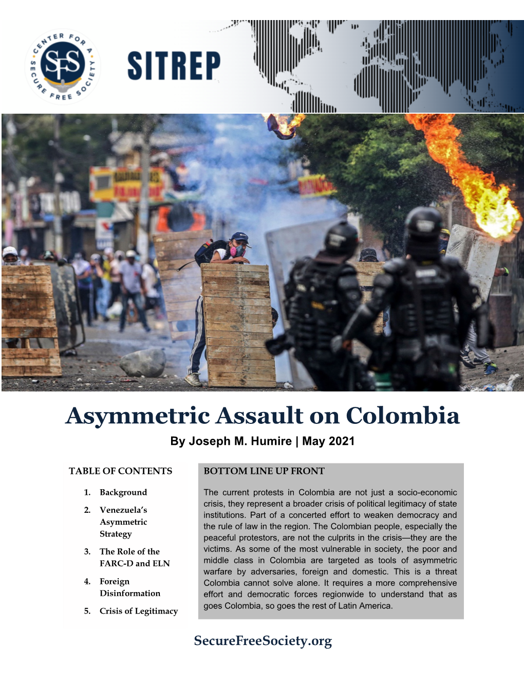 Asymmetric Assault on Colombia by Joseph M