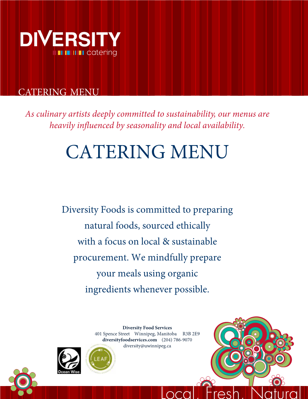 Catering Menu