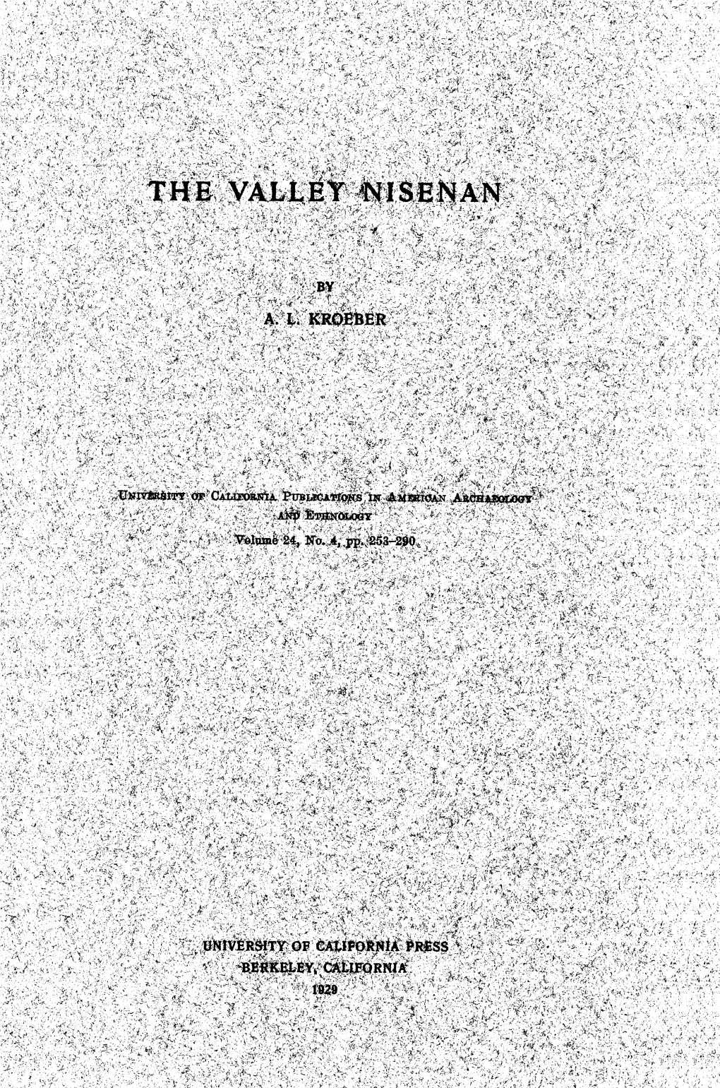 The Valley Nisenan