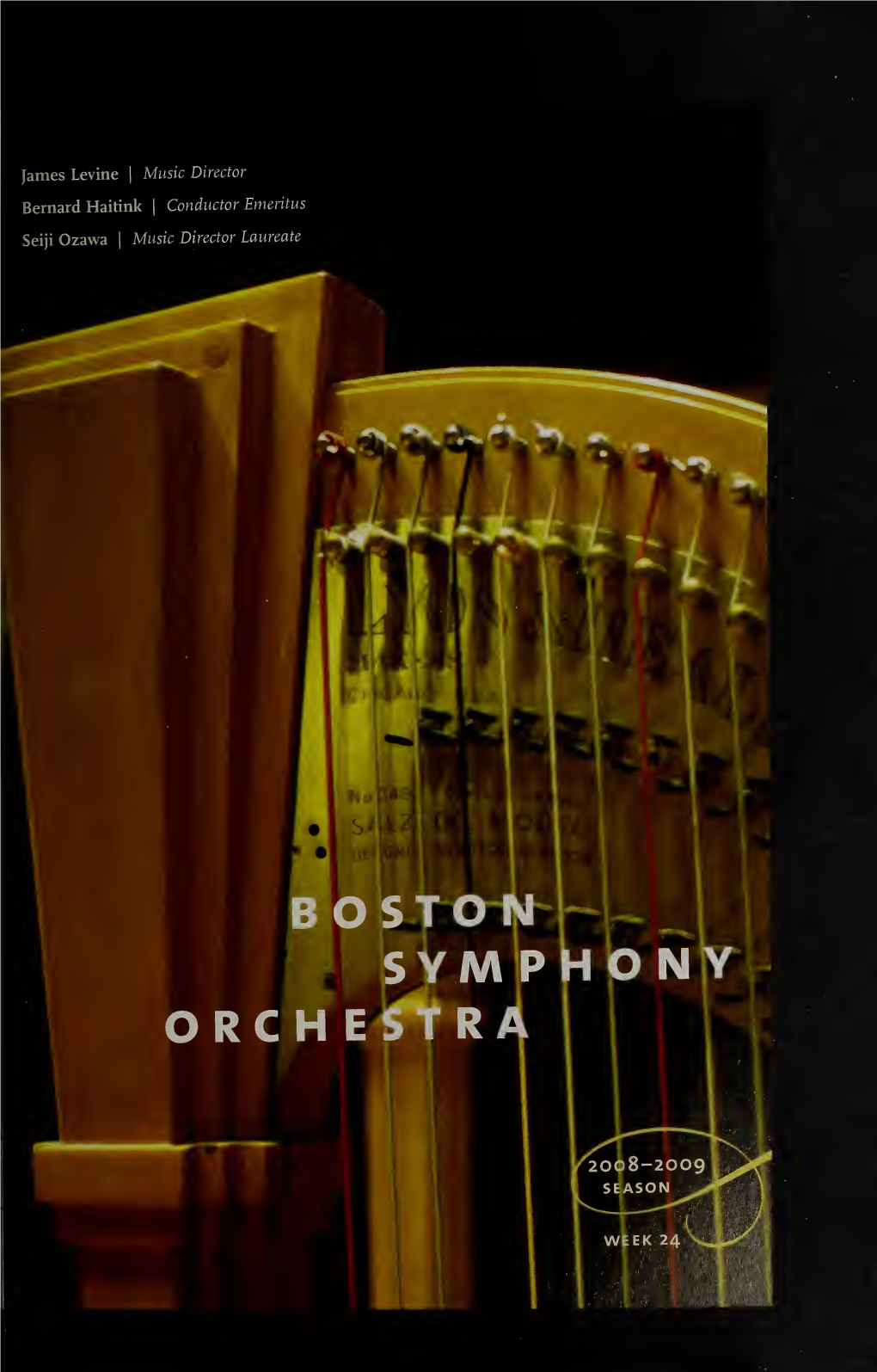 Boston Symphony Orchestra Concert Programs, Season 128, 2008-2009