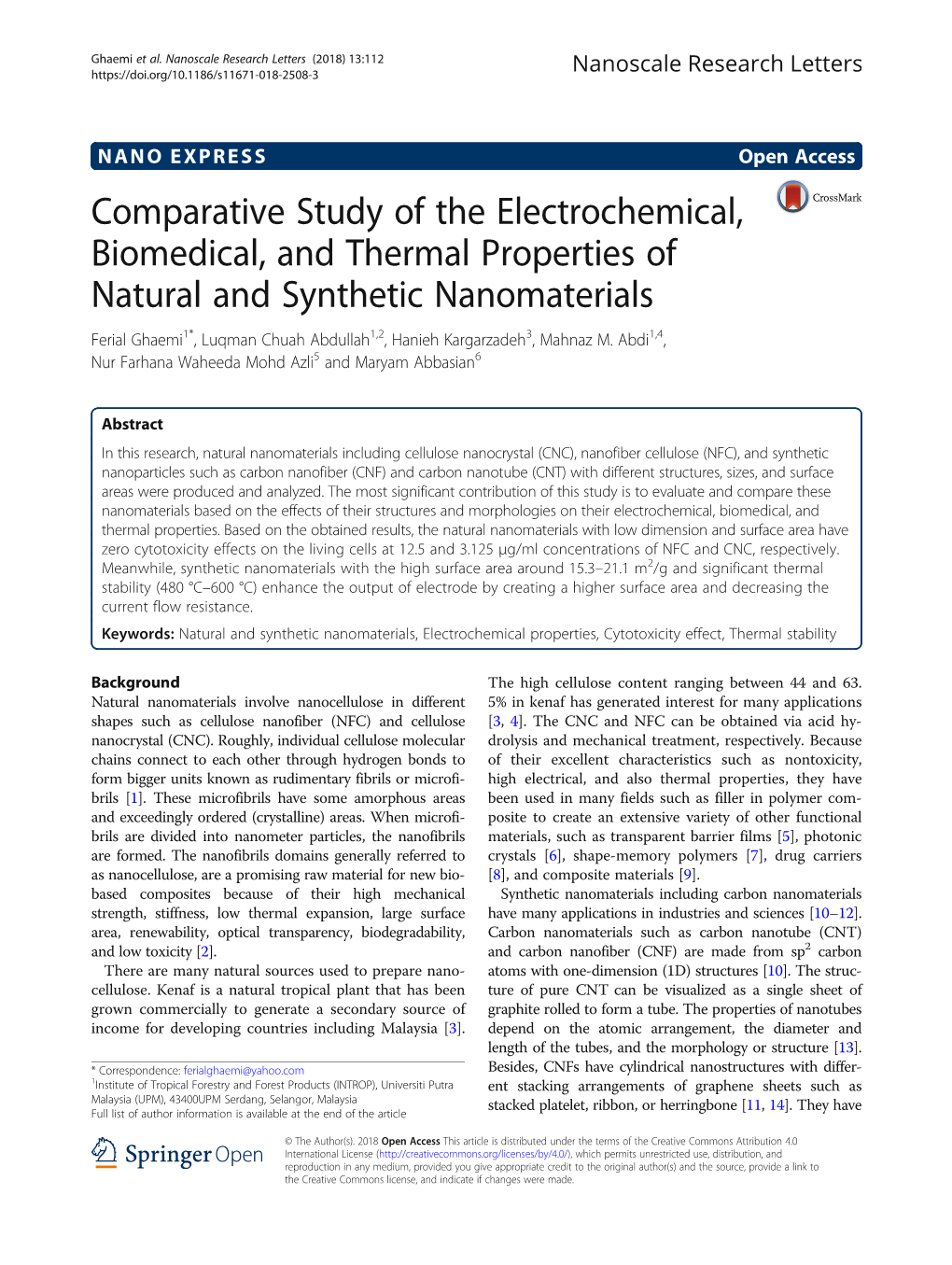 Comparative Study of the Electrochemical, Biomedical, And