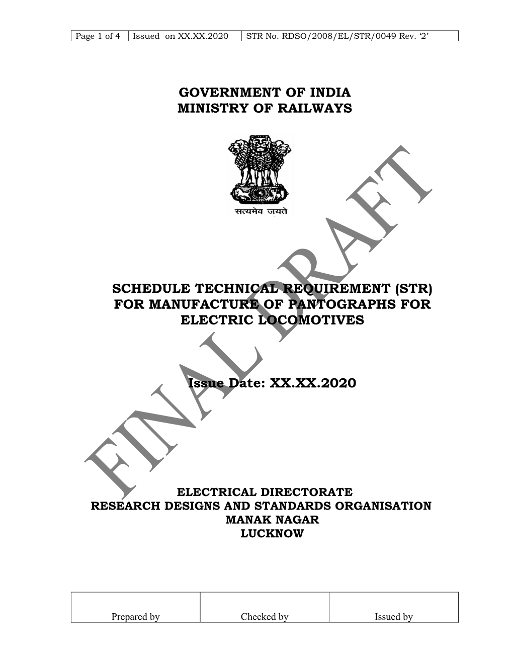 Final Draft STR No 0049 Rev 2 of Pantograph(2).Pdf