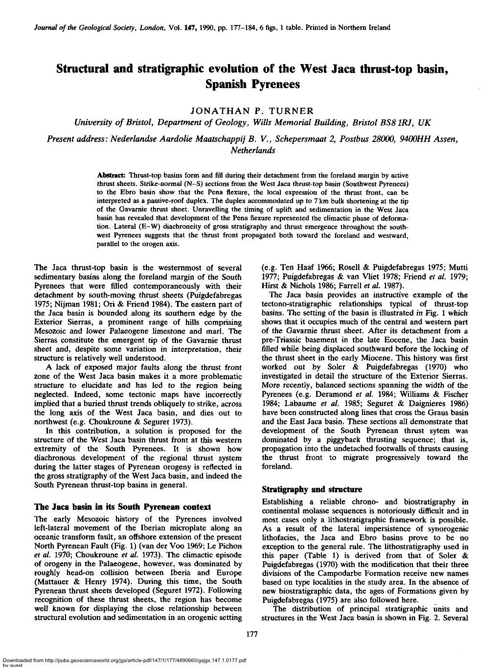 Structural and Stratigraphic Evolution of the West Jaca Thrust-Top Basin, Spanish Pyrenees