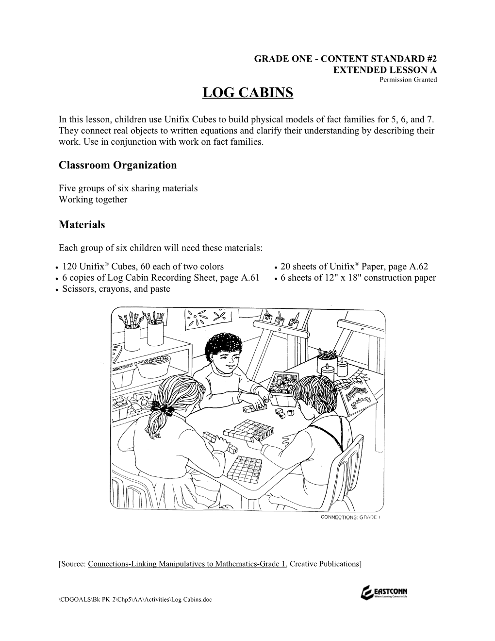 Grade One - Content Standard #2