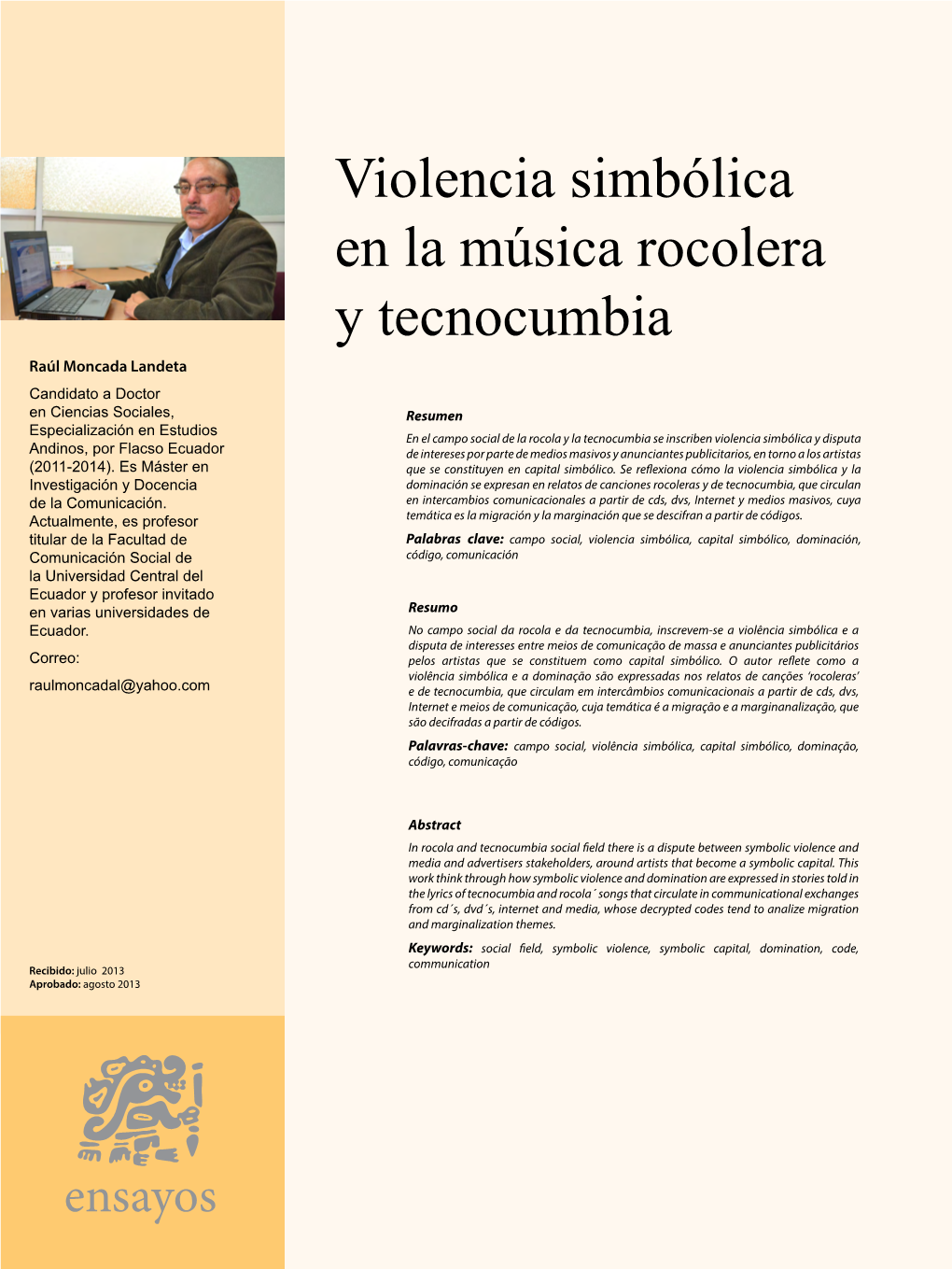 Violencia Simbólica En La Música Rocolera Y Tecnocumbia