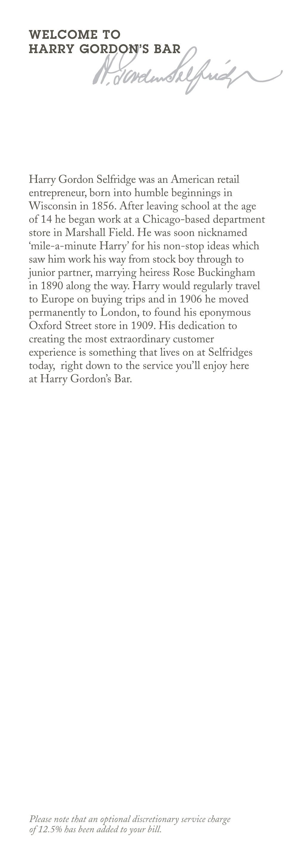 Harry Gordon's