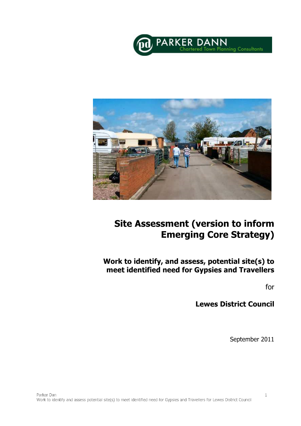 Site Assessment to Identify Potential Sites for Gypsies and Travellers