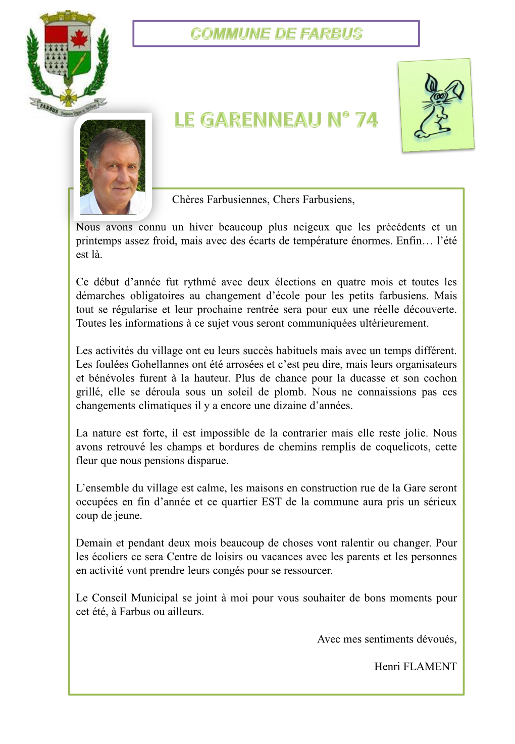 Le Garenneau 2 Ème Trimestre 2019.Pdf