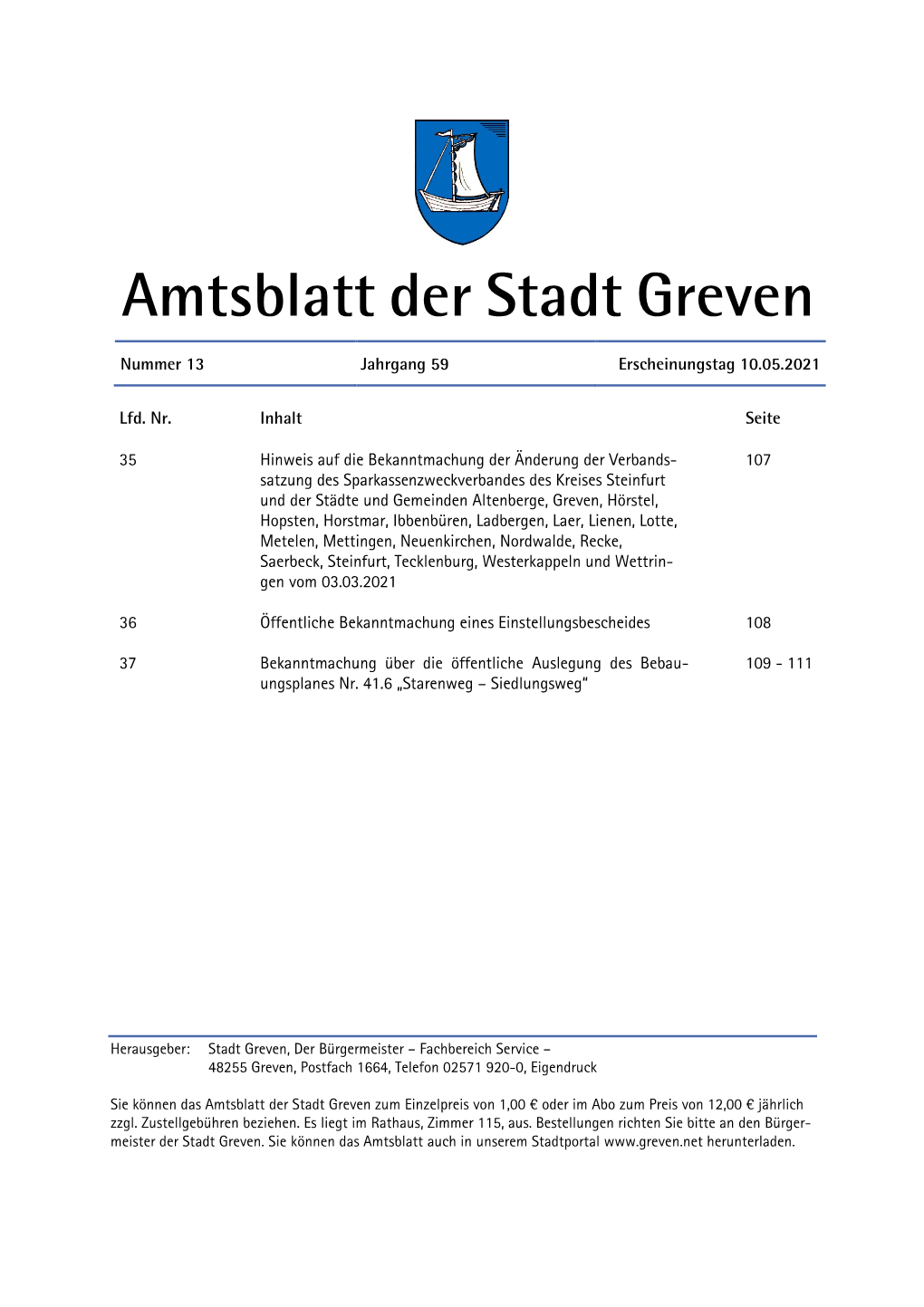 Amtsblatt 13/2021