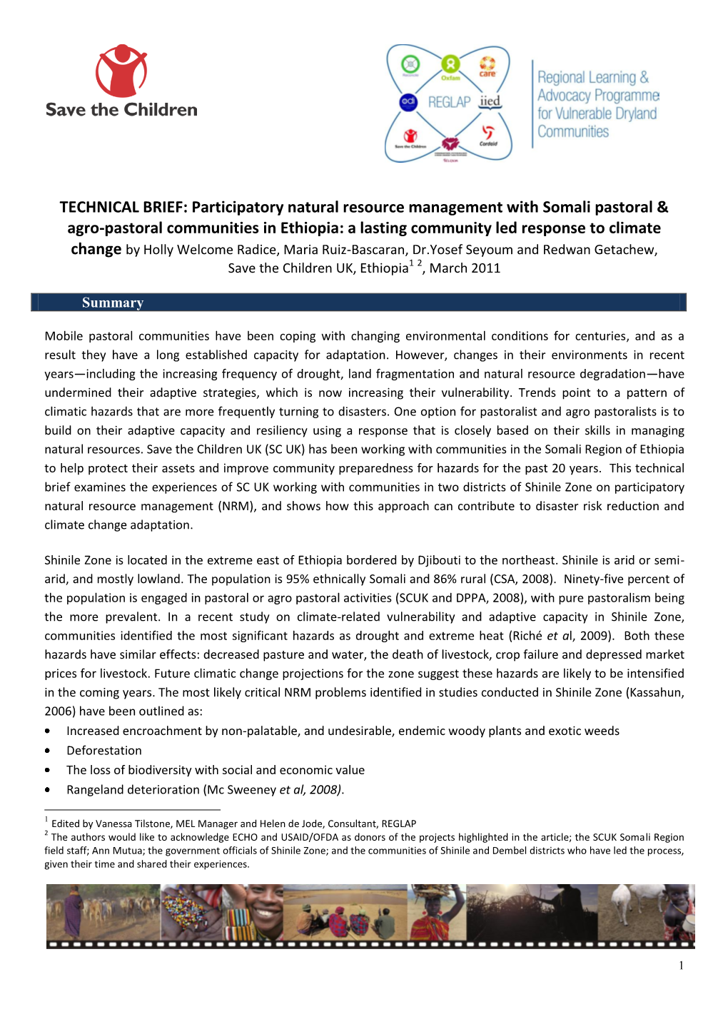 Participatory Natural Resource Management with Somali Pastoral