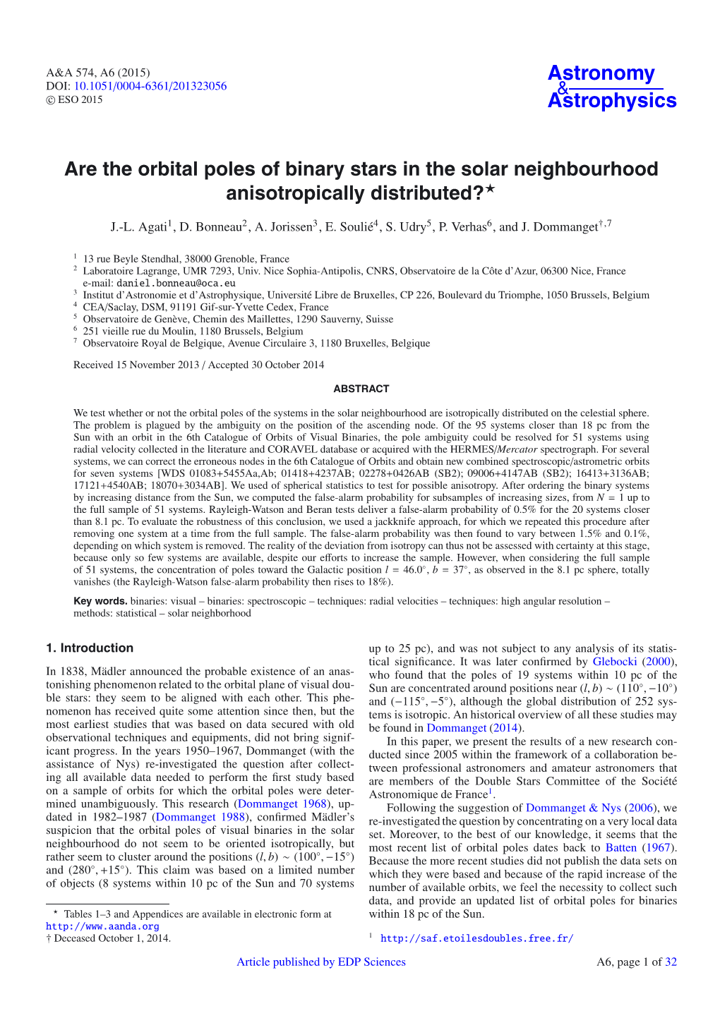 Are the Orbital Poles of Binary Stars in the Solar Neighbourhood Anisotropically Distributed?