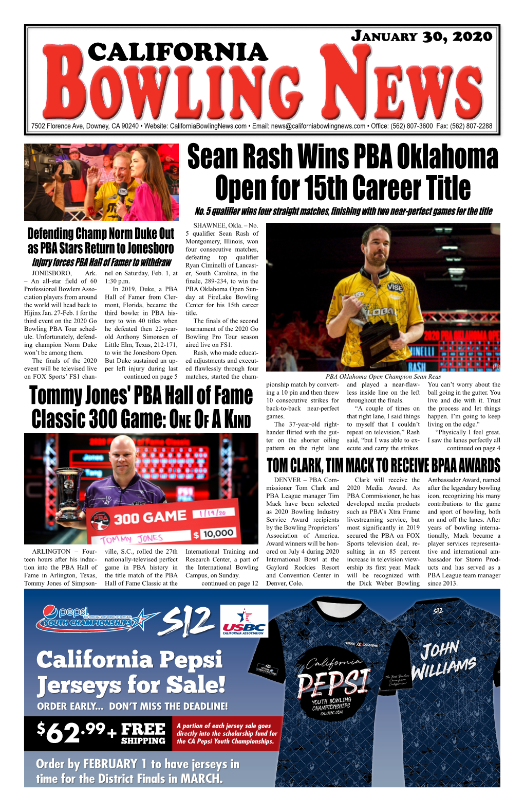 Sean Rash Wins PBA Oklahoma Open for 15Th Career Title No