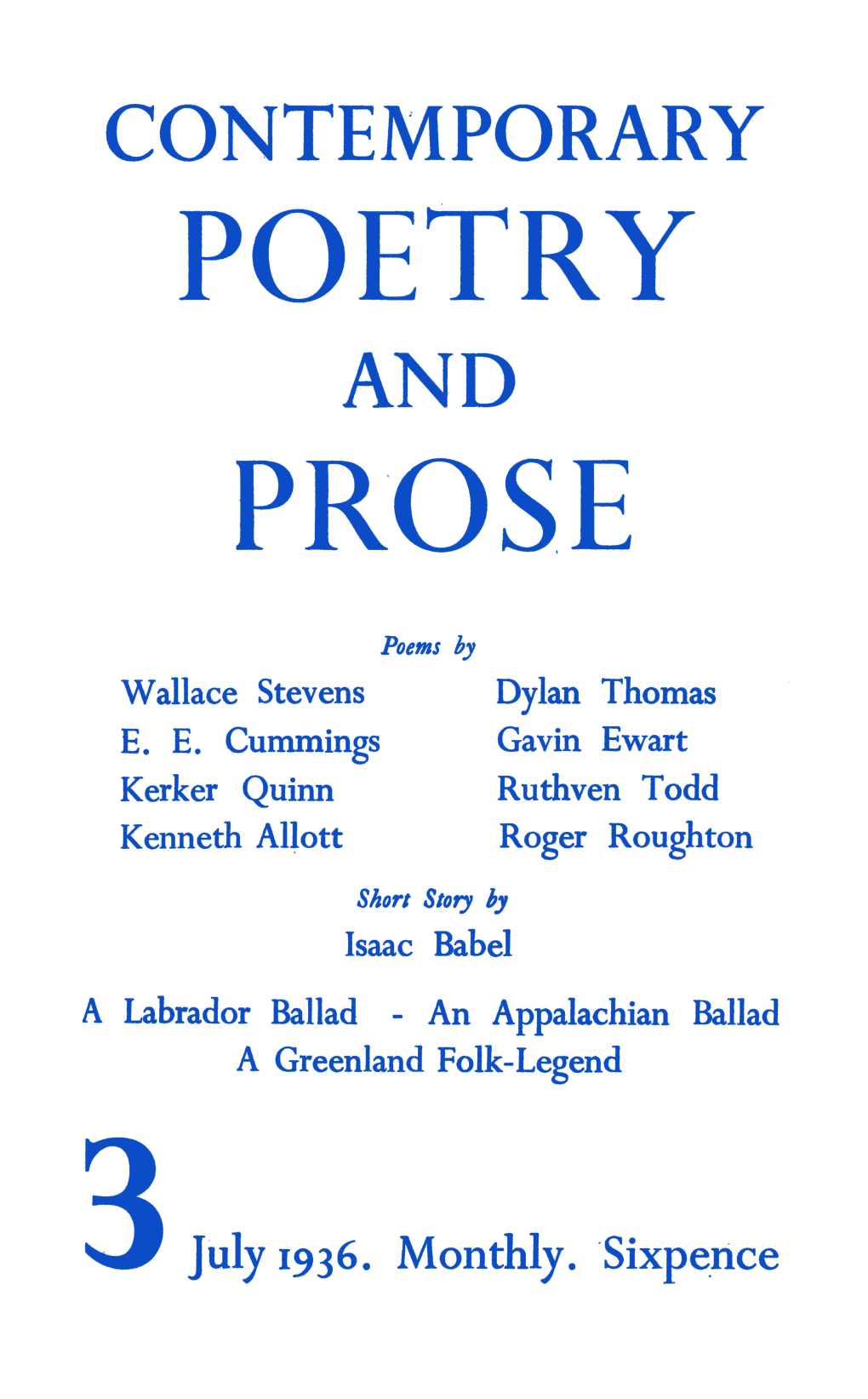 Poetry Prose