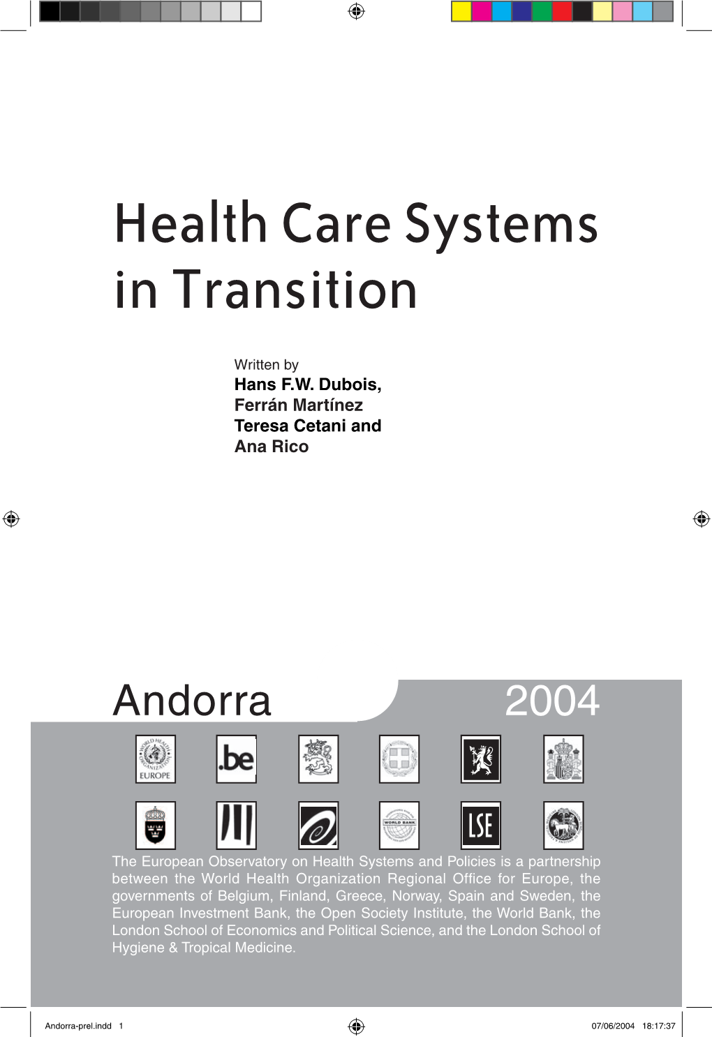 Health Care Systems in Transition