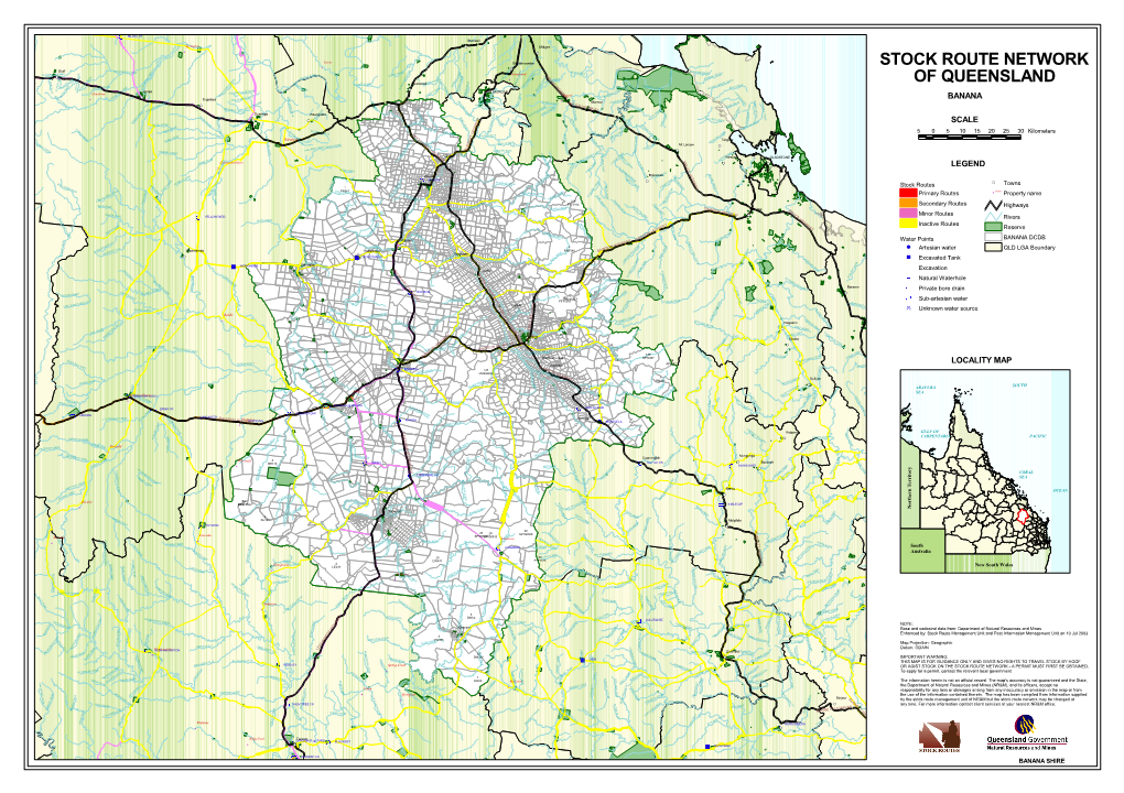 Banana Stock Route Network Classification