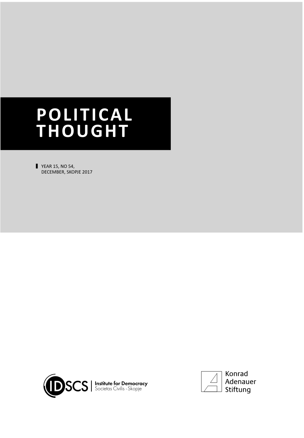 Political Thought