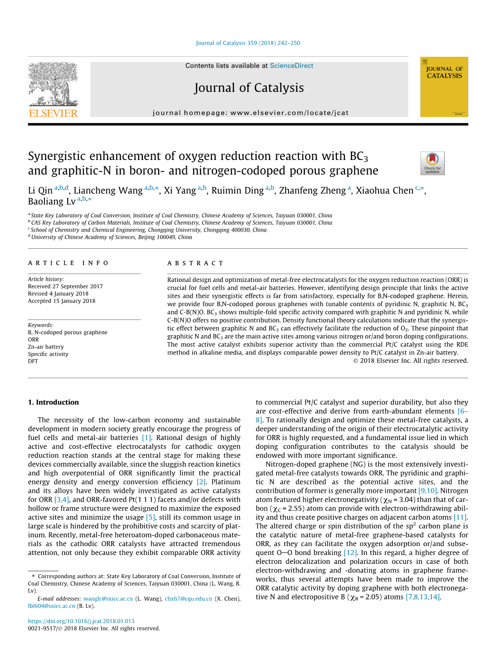 And Nitrogen-Codoped Porous Graphene