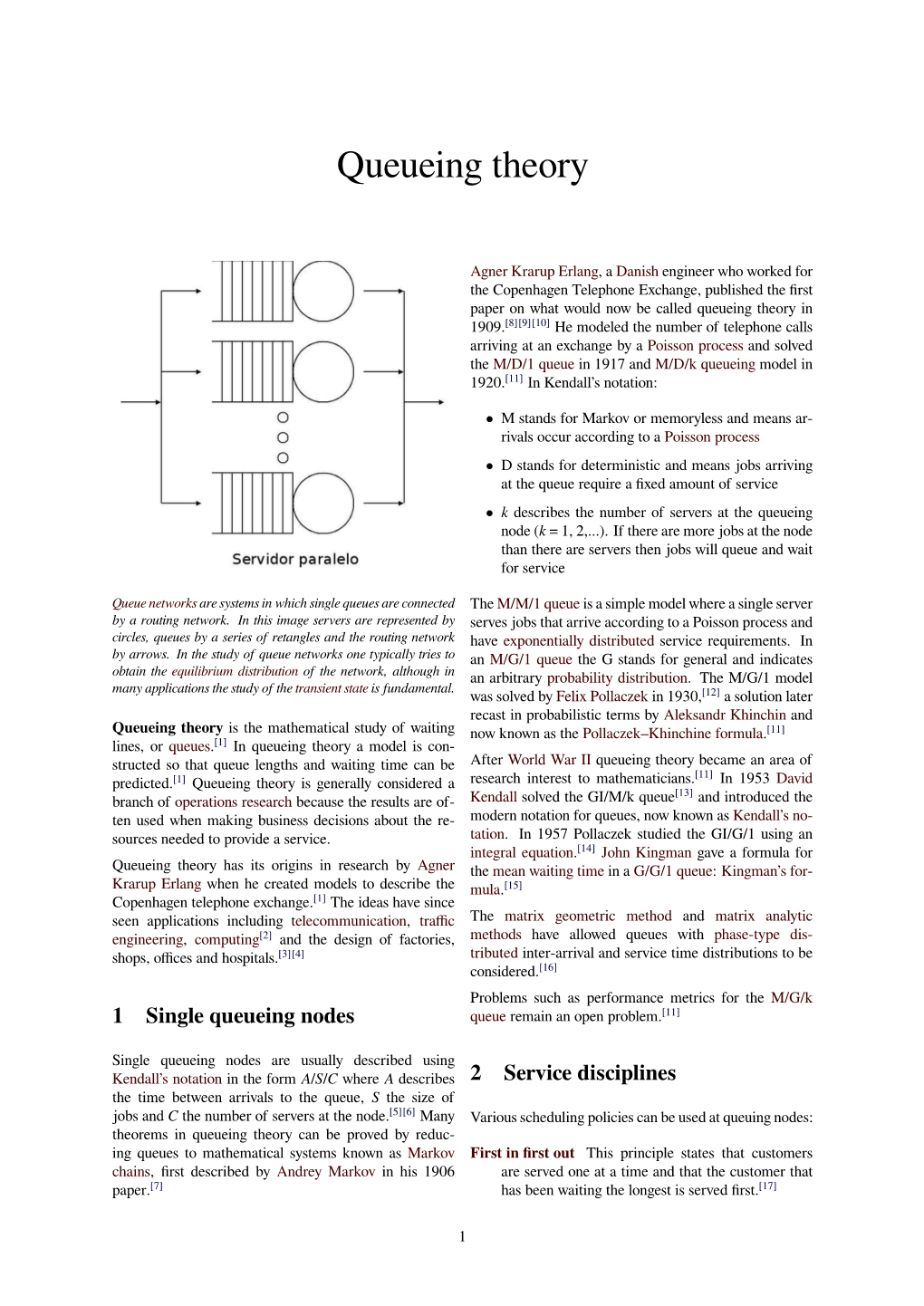 Queueing Theory