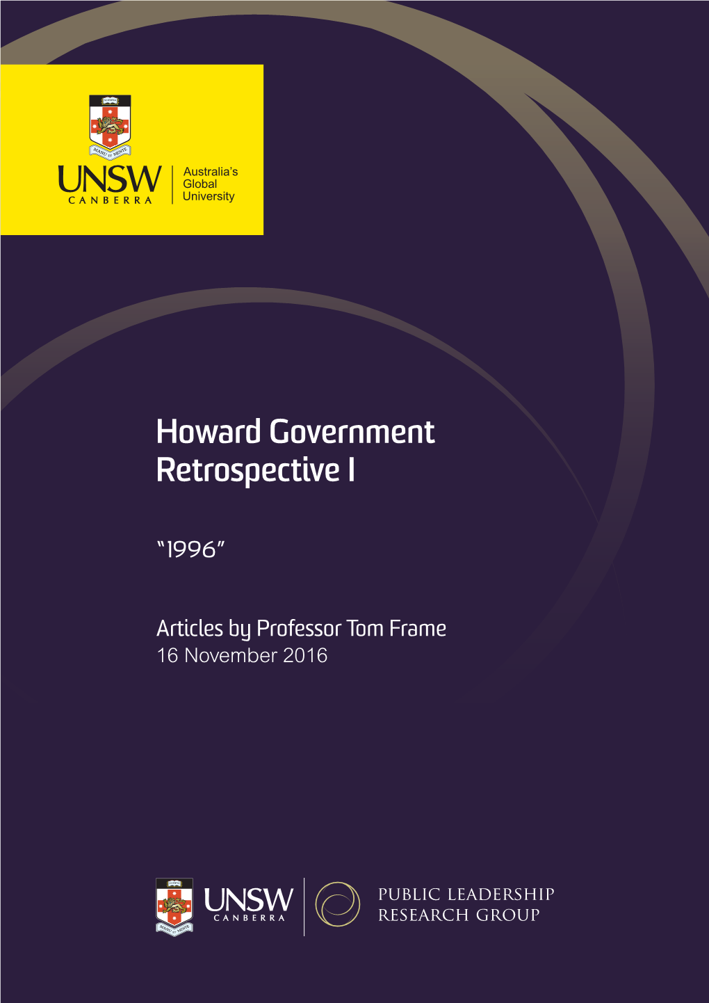 Howard Government Retrospective I