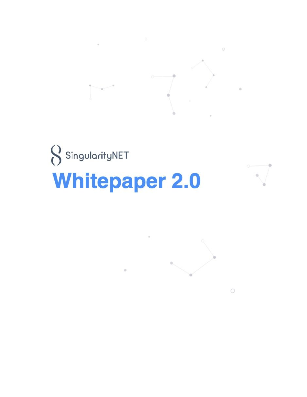 Singularitynet: Whitepaper